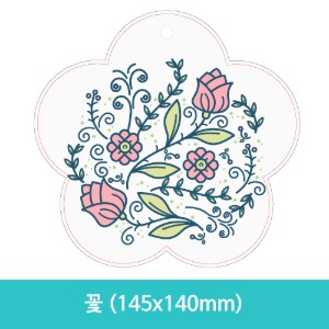 꽃 (145x140mm)